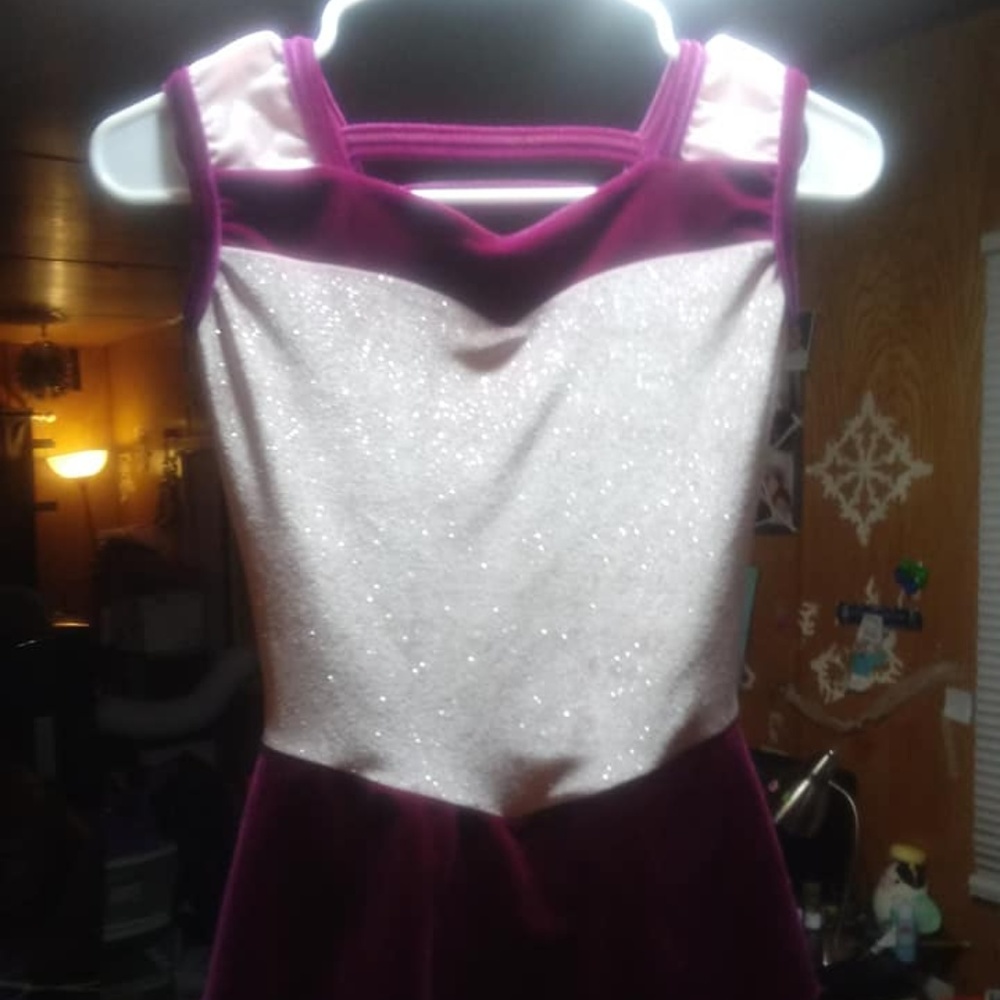 Rebel Skatewear pale pink and fuschia dress